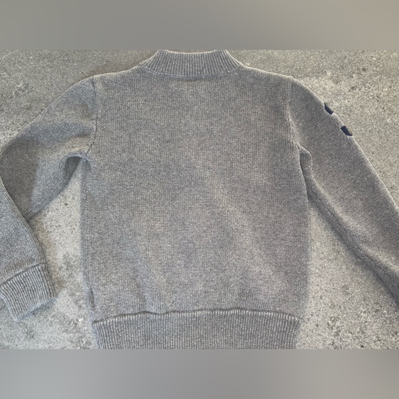 Polo Ralph Lauren full zip cardigan sweater Big pony boy's sz M 10-12 EUC LN - Picture 8 of 11